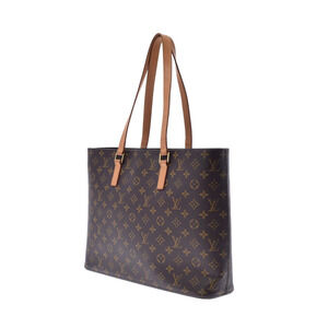 Louis Vuitton Luco Handbag Canvas Brown Monogram